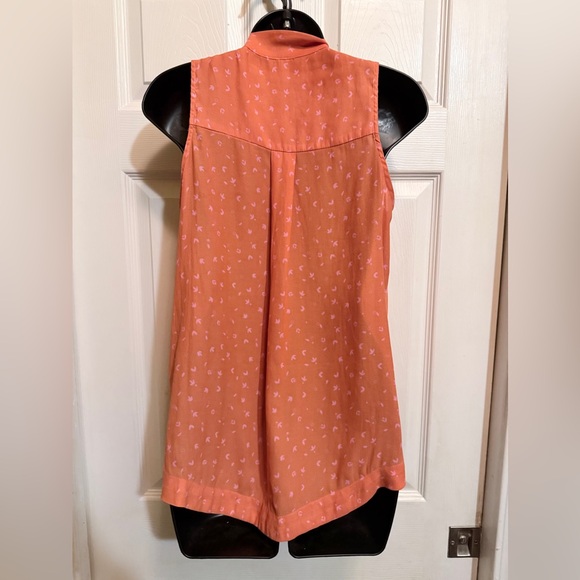 Free People Front Tie Sleeveless Blouse - Picture 5 of 7